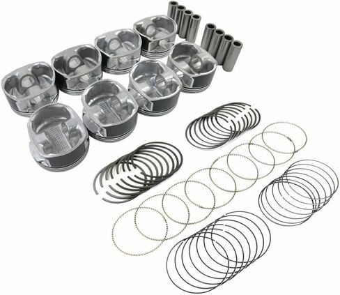 5086010AB 5086011AB Pistons with Rings Set Compatible with 2003-2008 Chrysler Jeep Dodge Ram 1500 2500 3500 5.7L V8 HEMI OHV in Saudi Arabia