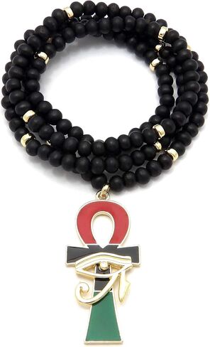 Eye of Ra Over Ankh Pendant Necklace in Saudi Arabia