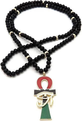 Eye of Ra Over Ankh Pendant Necklace in Saudi Arabia