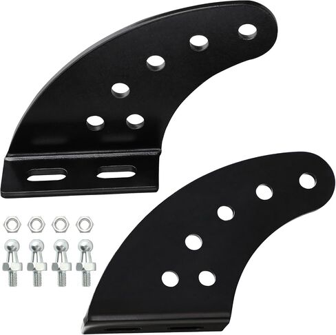 Vepagoo 10MM Ball Stud Mounting Brackets for Gas Spring Struts Shock with Screws, 4Pcs Sliver in Saudi Arabia