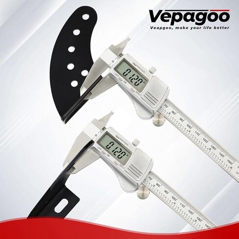 Vepagoo 10MM Ball Stud Mounting Brackets for Gas Spring Struts Shock with Screws, 4Pcs Sliver in Saudi Arabia