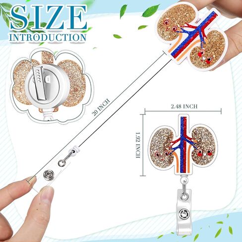 Crtiin 30 Pcs Nurse Badge Reel Retractable Nurse Badge Holder Medical Badge Reel Funny Nursing Badge Reel Bling Glitter Badge Reel ID Name Badge Holder with Alligator Clip for Office Nurses Doctors in Saudi Arabia