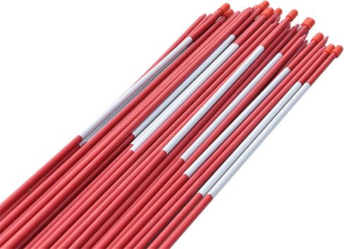 علامة ممر Autoparts ، حصص الثلج ، حصص المحراث ، شريط عاكس ، 5/16 "قطر × 48" ، الألياف الزجاجية ، الأحمر ، 50 حزمة in Saudi Arabia