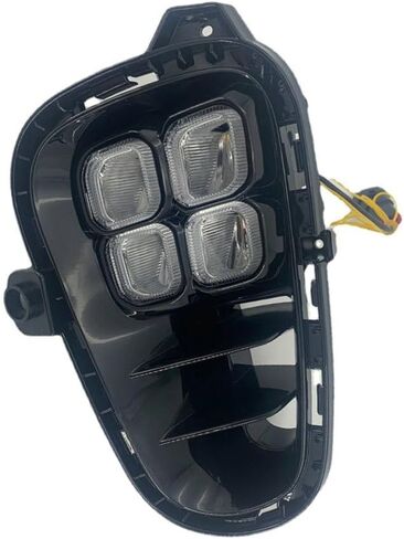 1Pair Daytime Running LED Fog Lamp DRL for KIA Rio 2018 2019 2020 4 Eyes LED DRL Wire Switch in Saudi Arabia