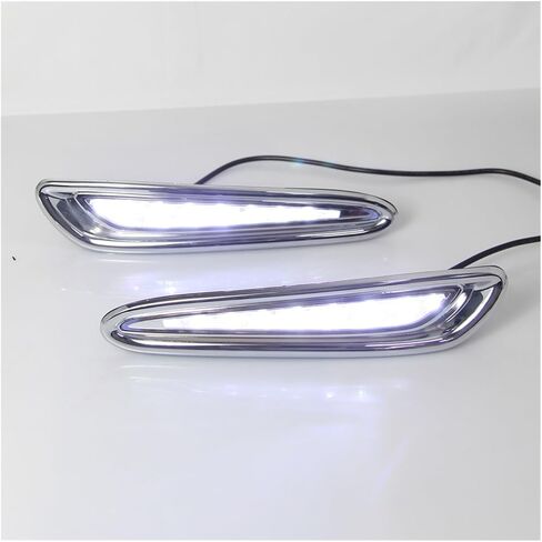 LED DRL DENTY RUNMENT LIGHT LIGHT FOG LAMPS مع إكسسوارات مجموعة إشارة الدوران متوافقة مع MAZDA 3 2010 2011 2012 2013 in Saudi Arabia