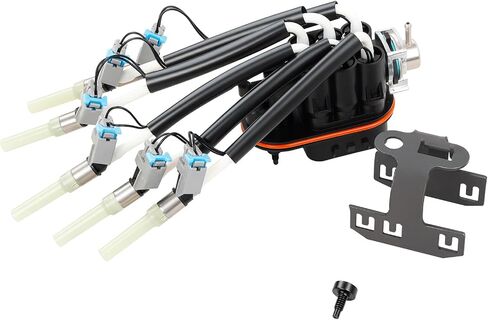 FJ503 Spider Fuel Injectors Assembly w/Bracket Upgraded 6 Cylinder Spider Injectors Compatible with Chevy, GMC, Isuzu, Oldsmobile Models 4.3L V6 Engine, Replace# FJ503, FJ10565 in Saudi Arabia