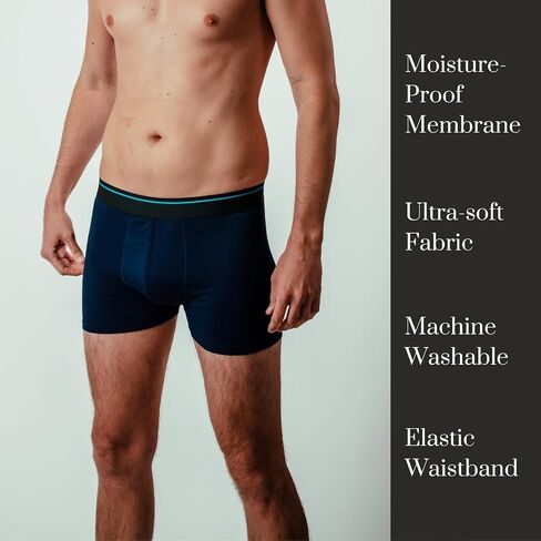 STEEN LastDrop Underwear for Men - Ultra-Soft Bamboo Viscose Boxer Briefs, Leak-Proof Underwear for Men in Saudi Arabia