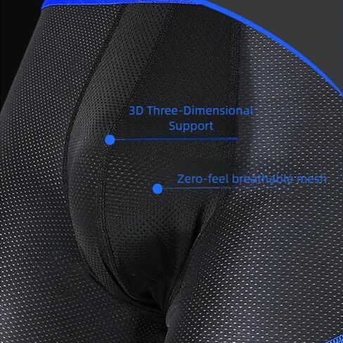 Men's Breathable Mesh Underwear Total Support Pouch Men's Boxer Brief,Anti-Chafing,Moisture-Wicking,3-Pack in Saudi Arabia