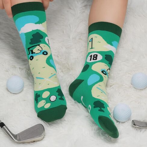 ZAGKOO Golf Socks for Men - Fun Gift for Golf Lovers, Teen Boys, Coaches, Dad, Husband - Birthday, Christmas, Valentine Gifts in Kuwait