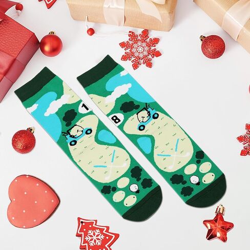 ZAGKOO Golf Socks for Men - Fun Gift for Golf Lovers, Teen Boys, Coaches, Dad, Husband - Birthday, Christmas, Valentine Gifts in Kuwait