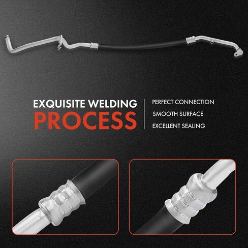 A-Premium A/C Suction Line Hose Assembly Compatible with Subaru Crosstrek 2018-2019 H4 2.0L, Compressor to Evap, with Manual Temperature Control in Saudi Arabia