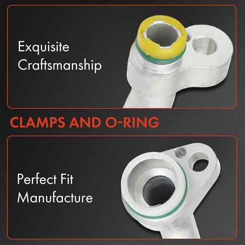 A-Premium A/C Suction Hose Assembly Compatible with BMW E70 Series X5 2007 2008 2009 2010, 4.4L 4.8L, Compressor to Evaporator in Saudi Arabia