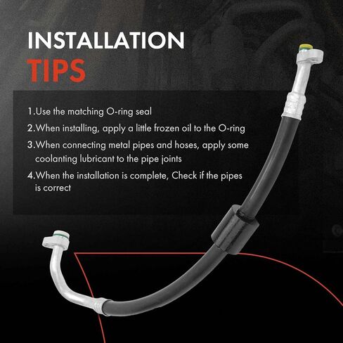 A-Premium A/C Suction Hose Assembly Compatible with BMW E70 Series X5 2007 2008 2009 2010, 4.4L 4.8L, Compressor to Evaporator in Saudi Arabia