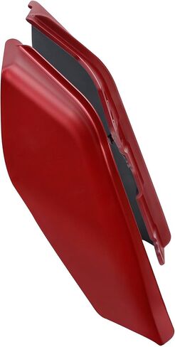 HR3 Color-Matched Wicked Red Denim Mid-Frame Air Deflectors Compatible with 2009-later Harley Touring Road King, Road Glide, Street Glide, Electra Glide, Ultra Limited, Trike (Style #2) in Saudi Arabia
