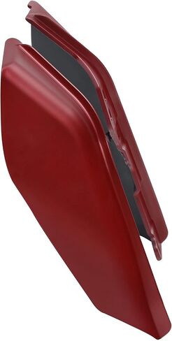 HR3 Color-Matched Wicked Red Denim Mid-Frame Air Deflectors Compatible with 2009-later Harley Touring Road King, Road Glide, Street Glide, Electra Glide, Ultra Limited, Trike (Style #2) in Saudi Arabia