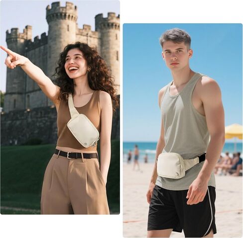 حقيبة Crossbody لمكافحة سرقة Fanny Pack 2L Crossbody Bag Crossbod in Kuwait