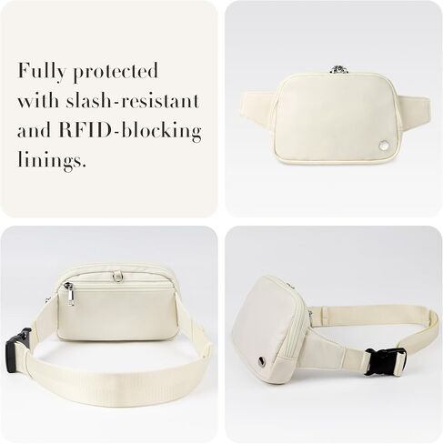 حقيبة Crossbody لمكافحة سرقة Fanny Pack 2L Crossbody Bag Crossbod in Kuwait