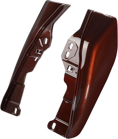 HR3 Color-Matched Wicked Red Denim Mid-Frame Air Deflectors Compatible with 2009-later Harley Touring Road King, Road Glide, Street Glide, Electra Glide, Ultra Limited, Trike (Style #2) in Kuwait