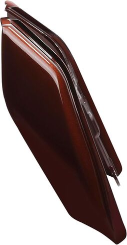 HR3 Color-Matched Wicked Red Denim Mid-Frame Air Deflectors Compatible with 2009-later Harley Touring Road King, Road Glide, Street Glide, Electra Glide, Ultra Limited, Trike (Style #2) in Kuwait