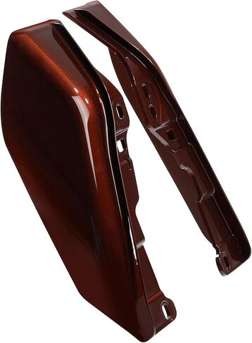 HR3 Color-Matched Wicked Red Denim Mid-Frame Air Deflectors Compatible with 2009-later Harley Touring Road King, Road Glide, Street Glide, Electra Glide, Ultra Limited, Trike (Style #2) in Kuwait