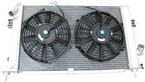 38mm Radiator Aluminum Radiator Fans Compatible For Opel Vauxhall Astra VXR Z20LEH Turbo Engine TwinCore in Saudi Arabia