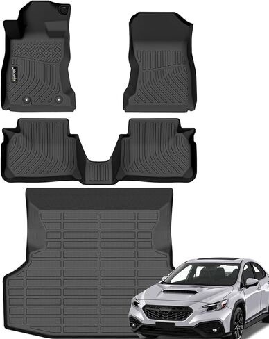 Jenofa-Car Floor Mats & Cargo Liner for Nissan Murano 2017.5-2024 Platinum | S | SL | SV | Midnight Edition All Weather Floor Mats Waterproof Durable Floor Liners Custom for Murano Accessories Black in Kuwait