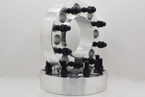 2 PC 8x170 إلى 8x170 محولات الفواصل العجلة السوداء 2 "سميكة M14x2 in Saudi Arabia