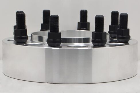 2 PC 8x170 إلى 8x170 محولات الفواصل العجلة السوداء 2 "سميكة M14x2 in Saudi Arabia