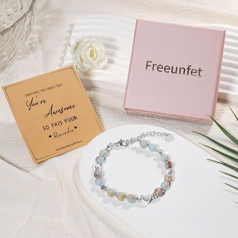 Beaded Bracelets for Women - Sometimes You Forget You're Awesome Inspirational Jewelry - Ideal Graduation Gift 2025, Birthday Present or Best Friendship Bracelets in Kuwait