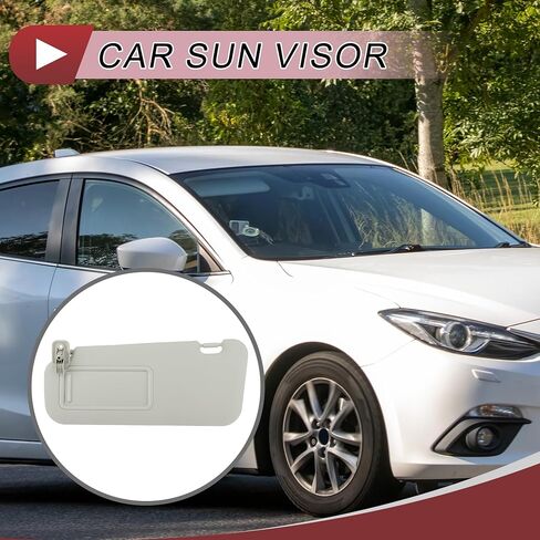 يسار Sun Sun Sun Visor لـ Mazda 3 2010-2013 Sun Visor Assembly No.BBM2-69320C-75 Gray Glass in Saudi Arabia