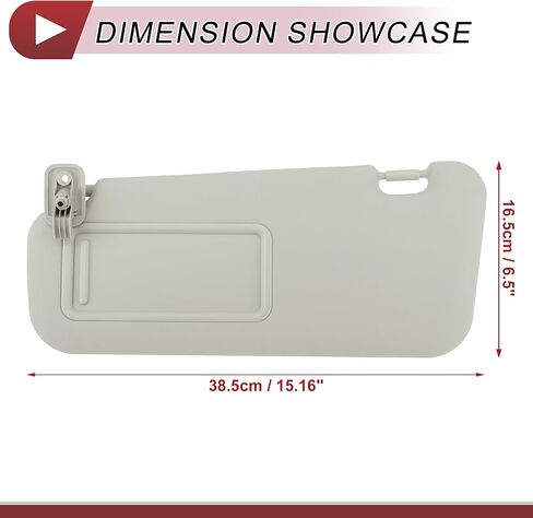 يسار Sun Sun Sun Visor لـ Mazda 3 2010-2013 Sun Visor Assembly No.BBM2-69320C-75 Gray Glass in Saudi Arabia