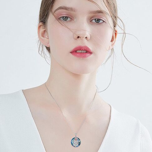 PROESS Compass Necklace Sterling Silver Anchor Compass Pendant Jewelry for Women Men Graduation in Kuwait