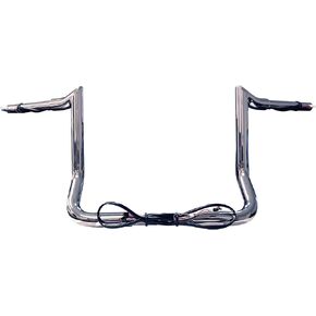 100 ٪ مكون من قِبل Instry Dominator Industries 14 "Meathook Apes متوافق مع Harley-Davidson Electra & Street Glide ، خيار المقبض الساخن الخاص بالثلاثين ، فولترا محدودة ، لعام 2014-2015 in Kuwait