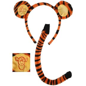 Disney Winnie the Pooh Tigger Ears Headband and Tail Costume Kit for adults and kids in Kuwait