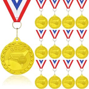 Football Medals for Kids, 12 Pack Golden Metal Medal Awards Football Team, Football Game Sports Day Favors Prizes for Boys Children Adults in Kuwait