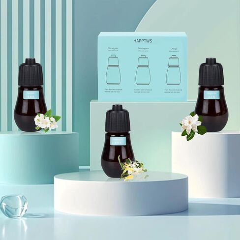 مجموعة زيت الناشر Happtws - مجموعة الرائحة والياسمين والماجنوليا. العلامة التجارية العلامة التجارية عاجزة عن النفط العطري إعادة ملء in Kuwait