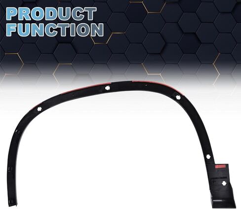 PIT66 Fender Flare, Compatible with 2012-2017 Volkswagen Tiguan Front Left Textured Black 5N0854732B9B9 in Kuwait