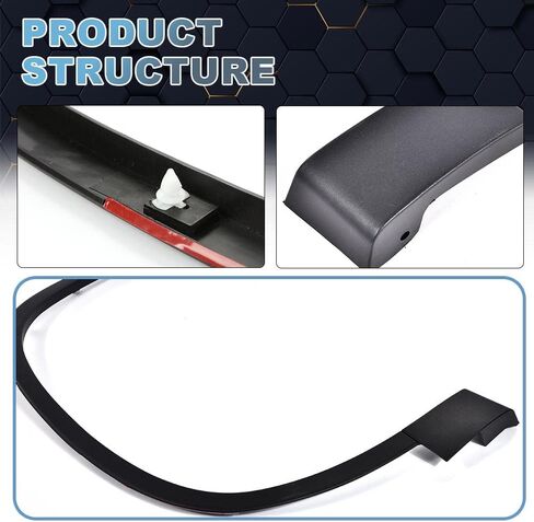 PIT66 Fender Flare, Compatible with 2012-2017 Volkswagen Tiguan Front Left Textured Black 5N0854732B9B9 in Kuwait