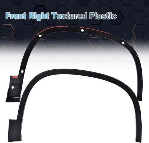 PIT66 Fender Flare, Compatible with 2012-2017 Volkswagen Tiguan Front Left Textured Black 5N0854732B9B9 in Kuwait
