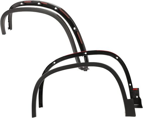 PIT66 Fender Flare, Compatible with 2012-2017 Volkswagen Tiguan Front Left Textured Black 5N0854732B9B9 in Kuwait