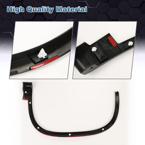 PIT66 Fender Flare, Compatible with 2012-2017 Volkswagen Tiguan Front Left Textured Black 5N0854732B9B9 in Kuwait