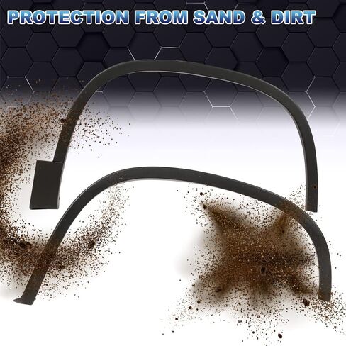 PIT66 Fender Flare, Compatible with 2012-2017 Volkswagen Tiguan Front Left Textured Black 5N0854732B9B9 in Kuwait