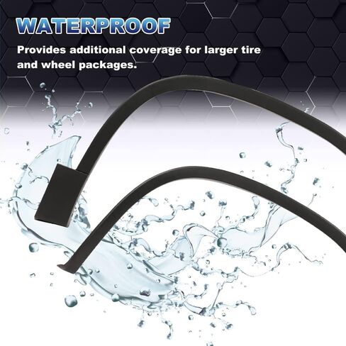 PIT66 Fender Flare, Compatible with 2012-2017 Volkswagen Tiguan Front Left Textured Black 5N0854732B9B9 in Kuwait