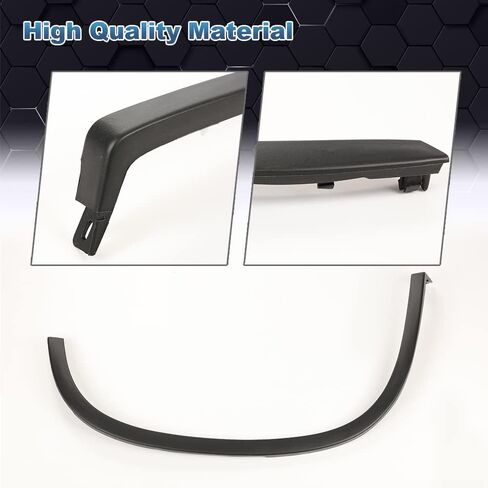 PIT66 Fender Flare, Compatible with 2012-2017 Volkswagen Tiguan Front Left Textured Black 5N0854732B9B9 in Kuwait