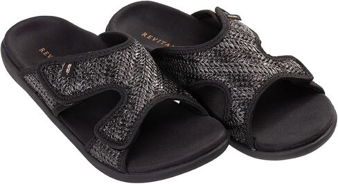 REVITALIGN Women's Kholo Raffia Slide Sandal in Saudi Arabia
