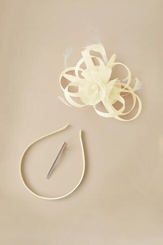 قبعات Babeyond Fascinators للنساء - قبعات حفلة شاي كنتاكي أنيقة تول ريشة الزفاف الزفاف الزفاف in Saudi Arabia