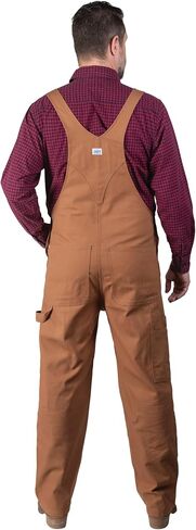 Liberty Men's Duck Bib Overall, Midnight Black, 42x30 in Saudi Arabia