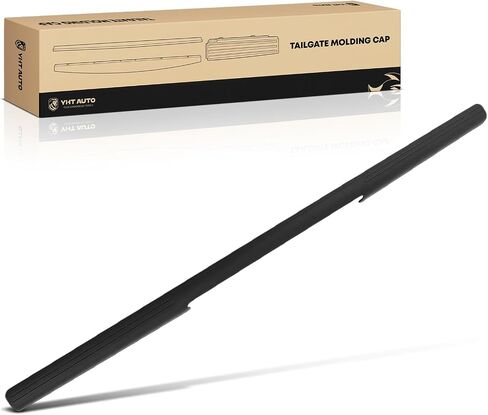 YHTAUTO Tailgate Molding Cap Fit for Nissan Frontier 2005-2012, for Models with Fleetside/Styleside| Texture Black Rear Upper Tailgate Top Cap Protector Molding Trim Cover in Saudi Arabia