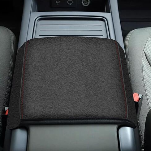 غطاء وحدة التحكم في Aomsazto لعام 2020 2021 2022 2023 2024 Land Rover Defender Recrest Armotive Insportories Leather Middle Leather with Red Stiches in Kuwait