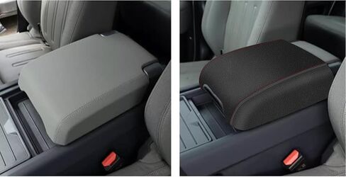 غطاء وحدة التحكم في Aomsazto لعام 2020 2021 2022 2023 2024 Land Rover Defender Recrest Armotive Insportories Leather Middle Leather with Red Stiches in Kuwait